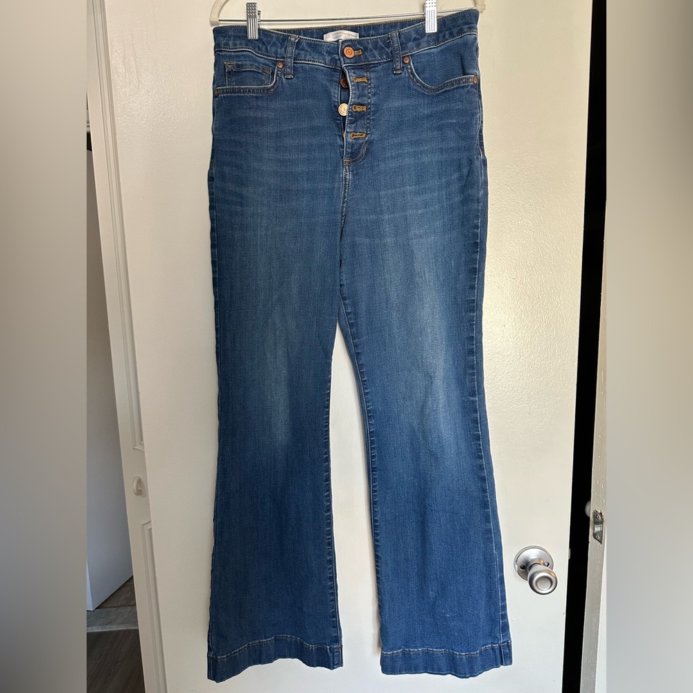 Lauren Conrad flattering high-rise, bootcut jeans